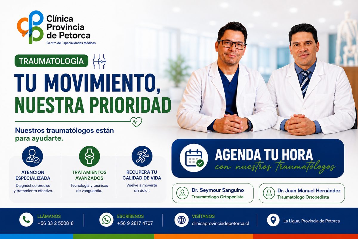 Traumatología - Clínica Provincia de Petorca